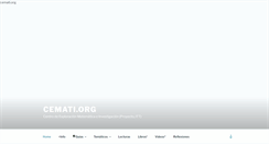 Desktop Screenshot of cemati.org